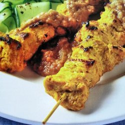 South China Morning Post 1963 - Authentic Chicken Satay Skewers