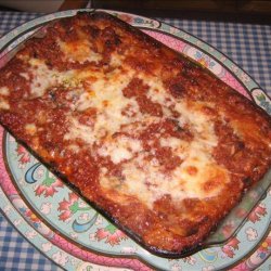 Three-Cheese Lasagna With Italian Sausage