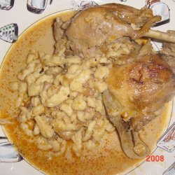 Chicken Paprikas (Chicken and Dumplings)