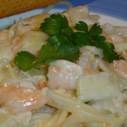Easy Shrimp & Crab Pasta