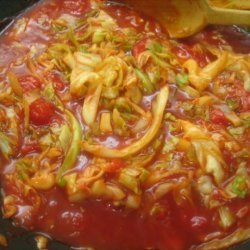 Cabbage in Tomatoes