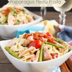 Asparagus Pasta with Pesto