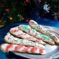 White Chocolate Icicle Cookies