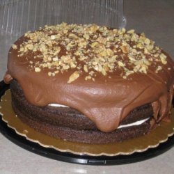 Chocolate Cream Cheese Brownie Cake