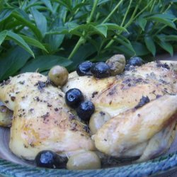 Spicy Chicken With Olives (Pollo Alla Diavola Con Olive)