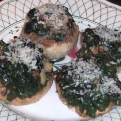 Spinach-Stuffed Mushrooms