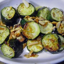 Roasted Lemon- Zest Zucchini With Pine Nuts