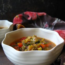 Spinach & Red Lentil Soup