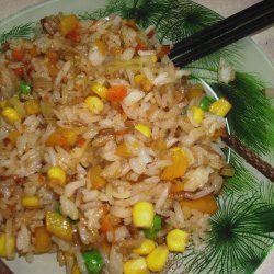 Fried White Rice With Vegetables