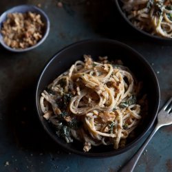 Spinach and Cheese Linguini