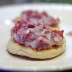 Chipped Beef with English Muffins