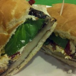 Portobello Mushroom and Goat Cheese Sandwiches