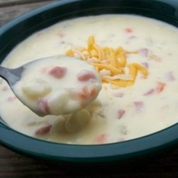 Potato Soup With Two Cheeses
