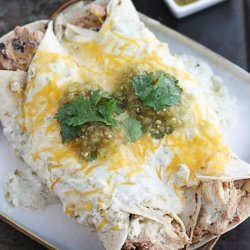 Chicken-Cream Cheese Enchiladas