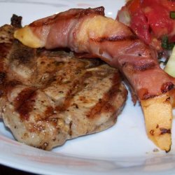 Grilled Prosciutto-Wrapped Cantaloupe