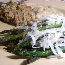 Roasted Asparagus With Parmesan