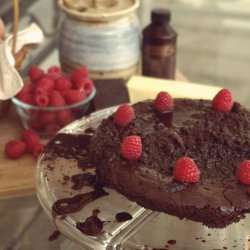 Simple Flourless Chocolate Cake