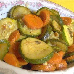 Zucchini and Carrot a Scapece
