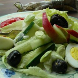 Salad With Hard Boiled Egg