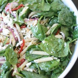 Spinach Pasta Salad With Feta