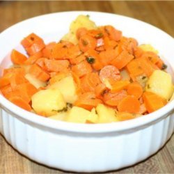 Minted Carrots With Pineapple
