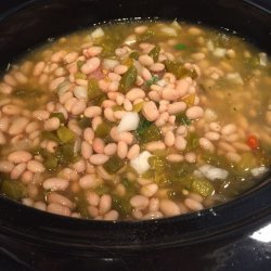 White Chili With Navy Beans