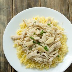 Garlic Chicken With Orzo