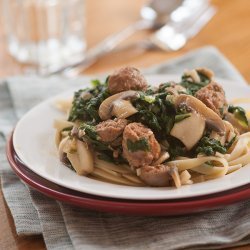 Pasta With Sausage and Swiss Chard