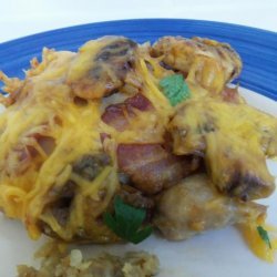 Honey Mustard Chicken With Bacon and Mushrooms