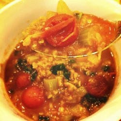 Spicy Lentil and Kale Soup