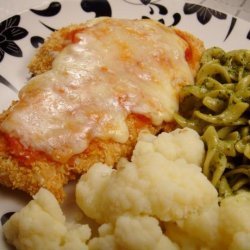 Lighter Chicken Parmesan With Simple Tomato Sauce