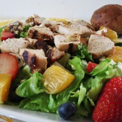 Grilled Chicken and Fruit Salad