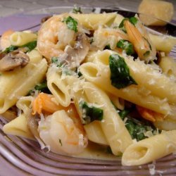 Creamy Shrimp and Spinach Pasta