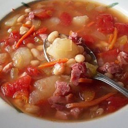 Kathy's Ham and Bean Soup