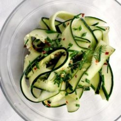 Crisp Cucumber Ribbon Salad