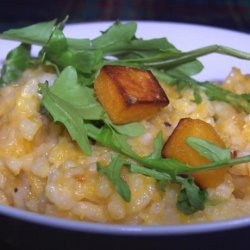 Risotto of Pumpkin With Rocket and Parmesan