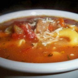 Beef and Tortellini Soup