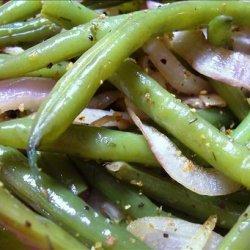 Green Beans With Caramelized Onions