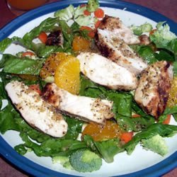 Grilled Orange Vinaigrette Chicken Salad