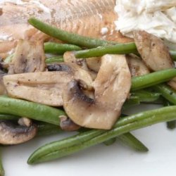 Green Beans With Mushrooms - Diabetic