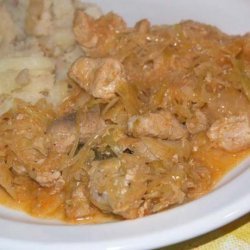 North Croatian Pork and Sauerkraut Stew (Sekeli Gulash)