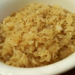 Sauerkraut  Moontan Style in a Crock-Pot
