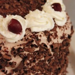 Black Forest Cherry Cake Roll