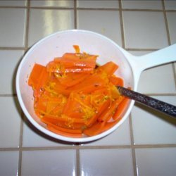 Carrots in Orange-Basil Butter