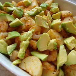 Cajun Potato, Prawn/Shrimp and Avocado Salad