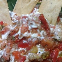 Salsa Baked Cheese
