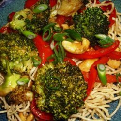 Sydney Broccoli, Red Pepper & Tofu Stir Fry With Balsamic Vi
