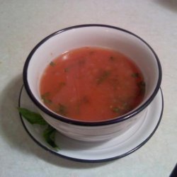 Light Tomato and Wine Soup