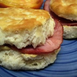 Country Ham on Biscuits
