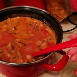 Baked Tomato Mushroom Soup
